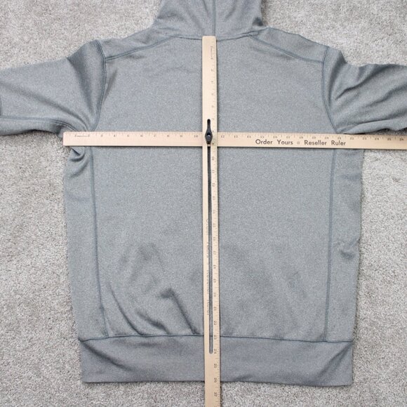 Nike Princeton Tigers Hoodie Men Medium Gray Dri-Fit Polyester Hooded Sweatshirt - Picture 10 of 13